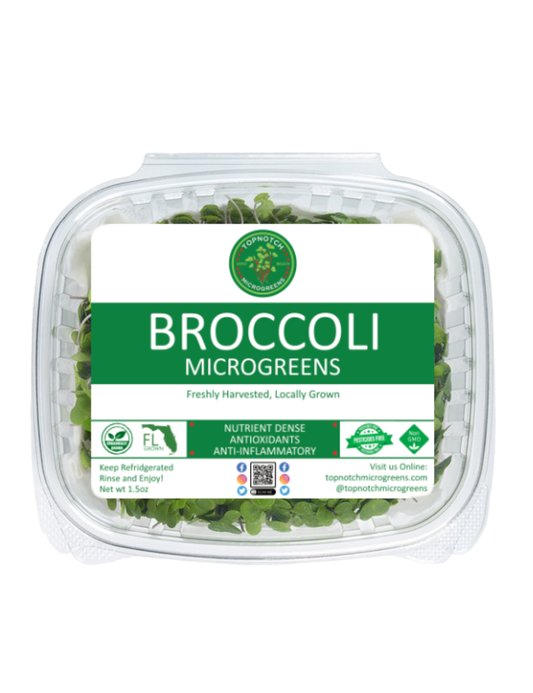 Broccoli Microgreens, Di Cicco, Organic, 45g, in packaging