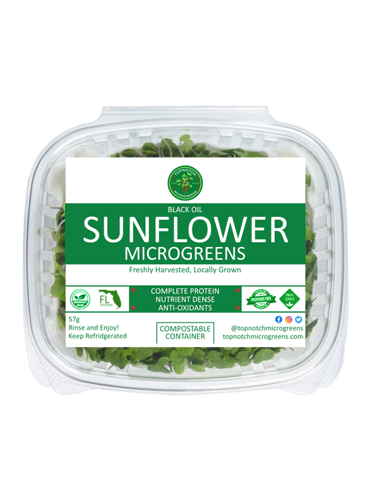 Sunflower, Black Oil, Non-GMO, 56g, in packaging