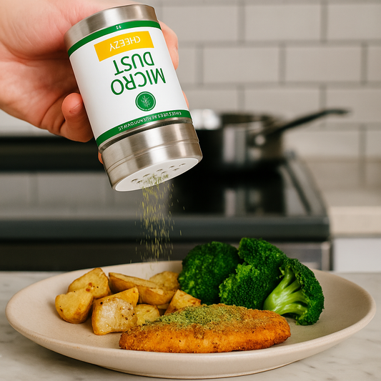 Cheezy MicroDust, Nutrient-Packed Microgreens Seasoning, 1oz, Lifestyle