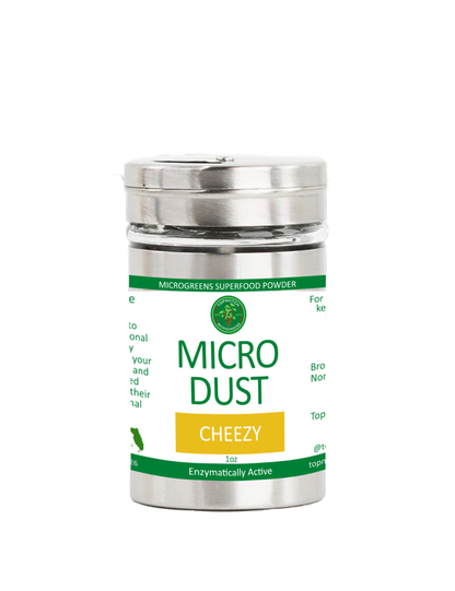 Cheezy MicroDust, Nutrient-Packed Microgreens Seasoning, 1oz